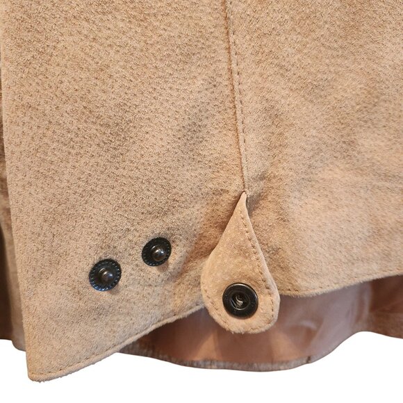 Vintage Men's M Julian Suede Fringe Concho Western Motorcycle Tan Jacket Sz 16 - Picture 10 of 16